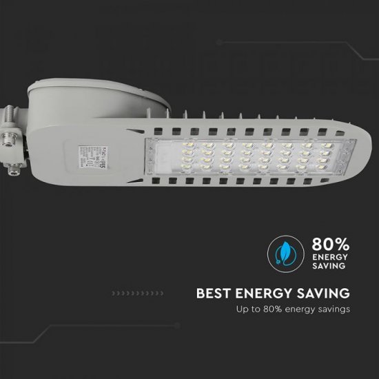 LED уличен осветител SAMSUNG CHIP VT-54ST 50W 4000K 6000Lm IP65 120Lm/W