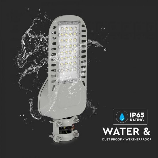 LED уличен осветител SAMSUNG CHIP VT-54ST 50W 6400K 6850Lm IP65 135Lm/W