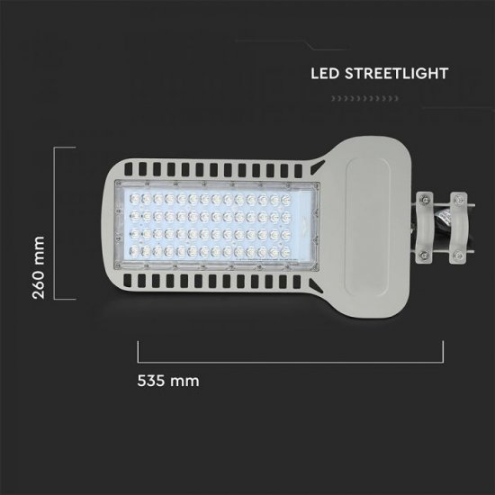 LED уличен осветител SAMSUNG CHIP VT-104ST 100W 6400K 12000Lm IP65 120Lm/W