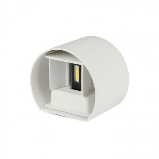 6W Аплик Bridglux Chip Бяло Тяло Кръг IP65 3000K