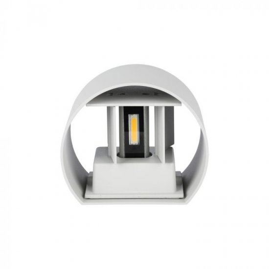 6W Аплик Bridglux Chip Бяло Тяло Кръг IP65 3000K