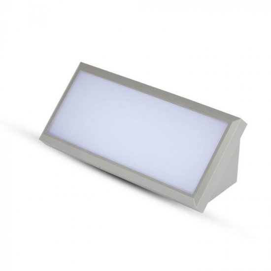 LED фасадно тяло ъглово VT-8054 12W 6400K 600Lm IP65 сиво