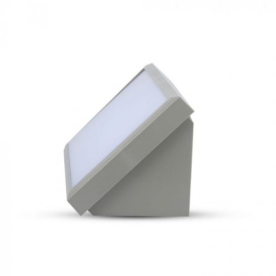 LED фасадно тяло ъглово VT-8055 20W 6400K 1000Lm IP65 сиво