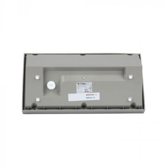 LED фасадно тяло ъглово VT-8055 20W 6400K 1000Lm IP65 сиво