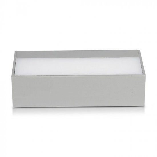 LED фасадно тяло VT-8056 9W 3000K 400Lm IP65 сиво