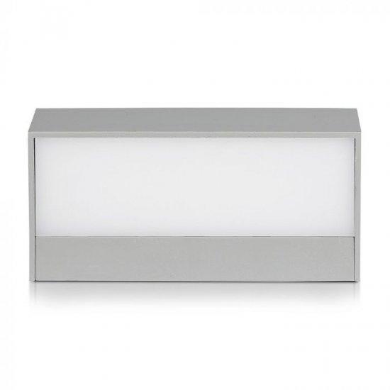 LED фасадно тяло VT-8056 9W 3000K 400Lm IP65 сиво