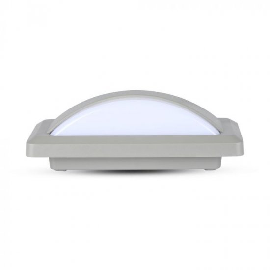 LED фасадно тяло VT-8058 12W 6400K 500Lm IP65 сиво