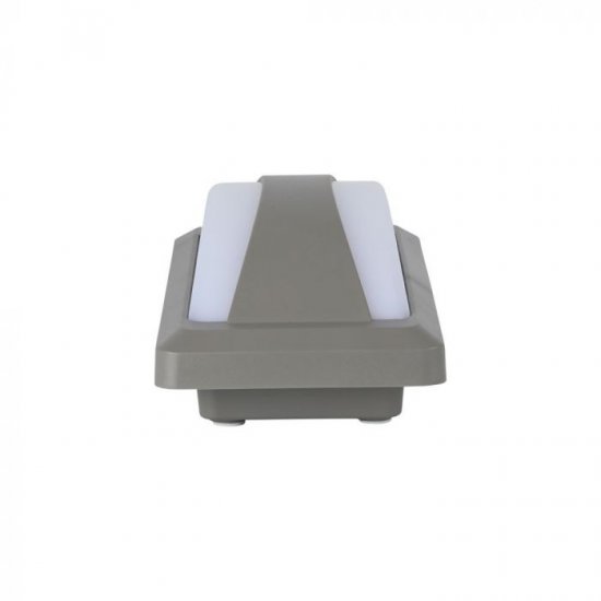 LED фасадно тяло VT-8058 12W 6400K 500Lm IP65 сиво