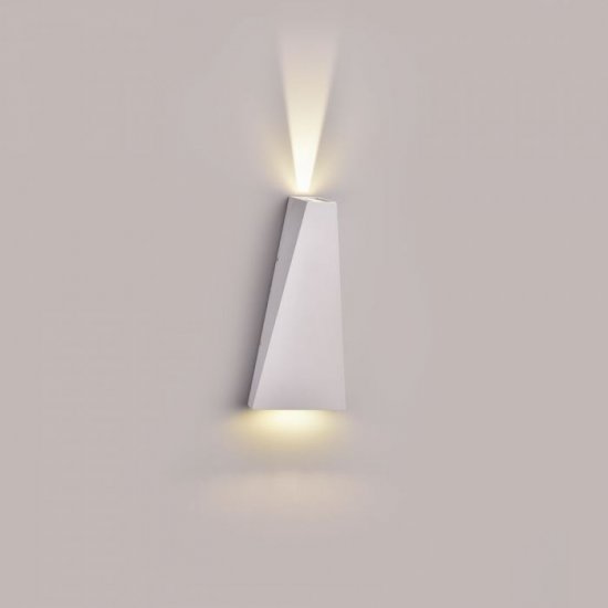 LED фасадно тяло VT-826 6W 4000K 660Lm IP65 бяло