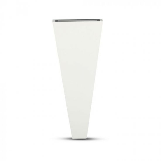 LED фасадно тяло VT-826 6W 4000K 660Lm IP65 бяло
