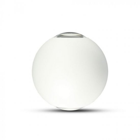 LED фасадно тяло VT-836 6W 3000K 660Lm IP65 бяло
