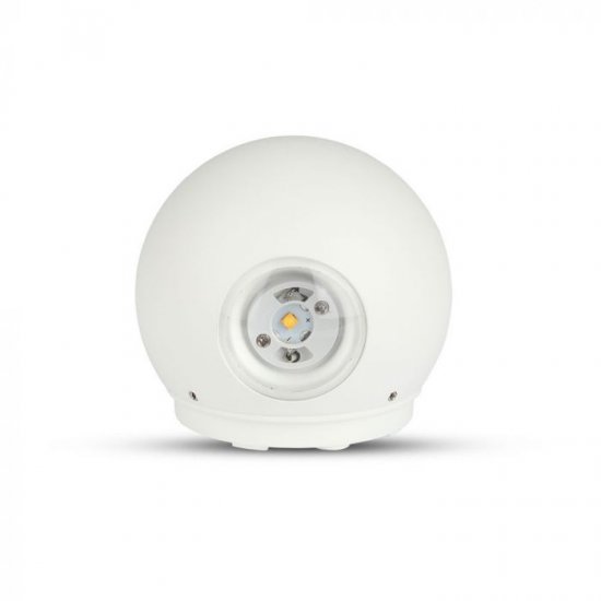LED фасадно тяло VT-836 6W 3000K 660Lm IP65 бяло