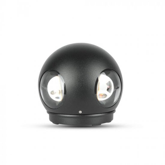 LED фасадно тяло VT-834 4W 3000K 440Lm IP65 черно