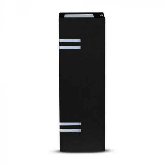 Фасадно тяло VT-7662 2хGU10 max 2х35W IP44 черно