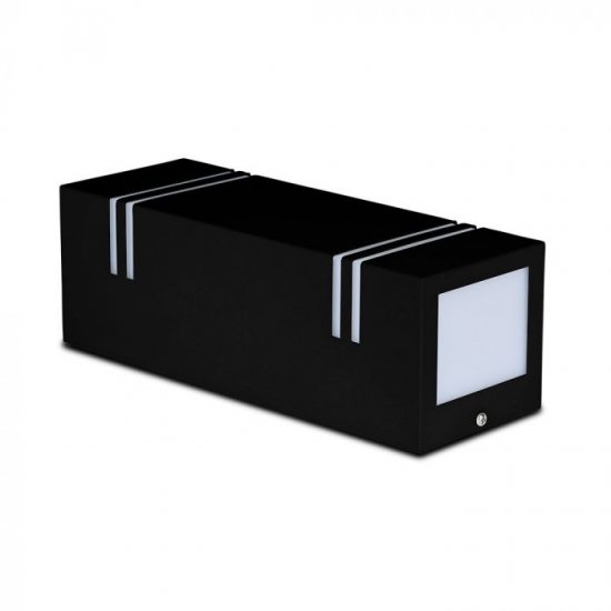 Фасадно тяло VT-7662 2хGU10 max 2х35W IP44 черно
