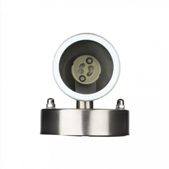 Фасадно тяло VT-7621 GU10 max 35W IP44 сатен никел