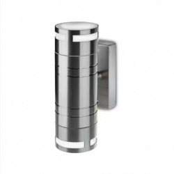 Фасадно тяло VT-7632 2хGU10 max 2х35W IP44 сатен никел