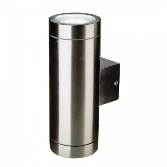 Фасадно тяло VT-7642 2хGU10 max 2х35W IP44 сатен никел