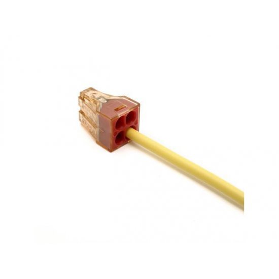 Клема конектор PUSH WIRE 4х1.5-4mm² WAGO