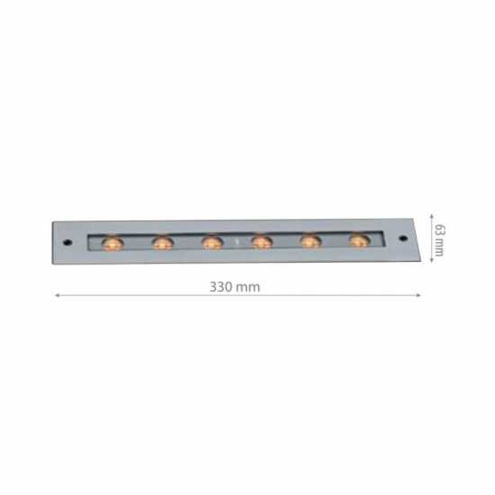 LED Луна подова Terra UB Line657 IP67 12W 6000K 1200Lm 24V