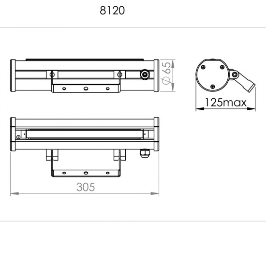 LED прожектор Стандарт 20W 4000K 2000Lm IP65 сив