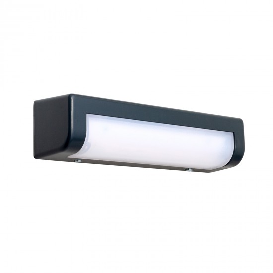 LED фасадно тяло плафон 8615 IP44 12W 4000K 1200Lm черно